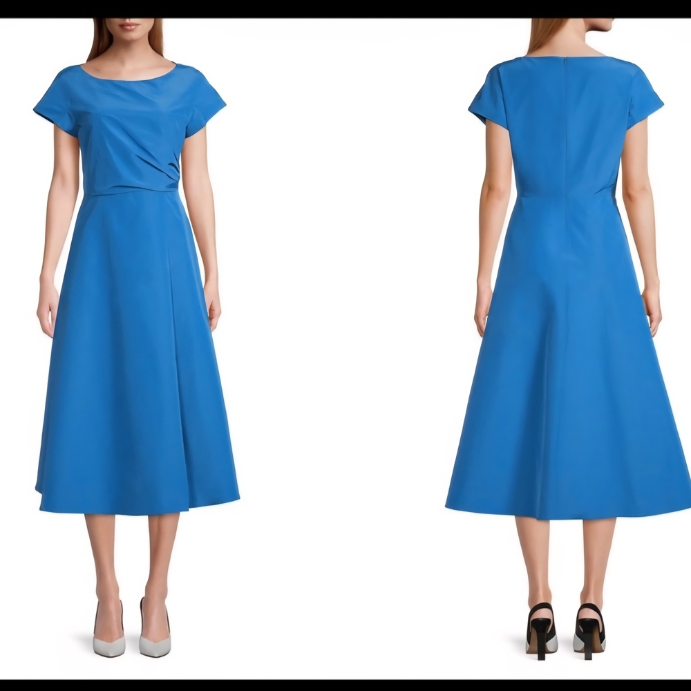 MaxMara Classic Blue Midi Dress